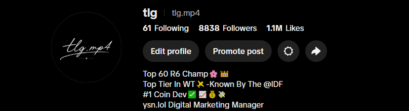 Profile banner